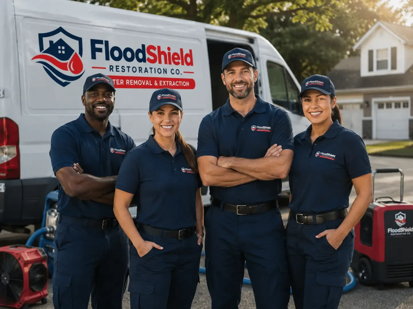 Flood Damage Restoration company in Van Voorhis, PA
